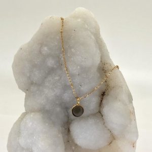 Smokey Quartz Cabochon Necklace